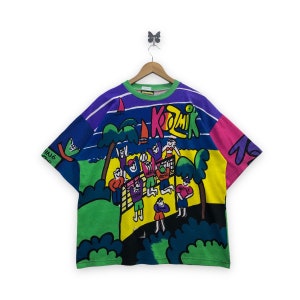 Rare!! Vintage Kozmik Over Print T-shirt