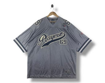 Vintage Playerz 69 Hip Hop Streetwear Football Jersey 90's XXL - Etsy