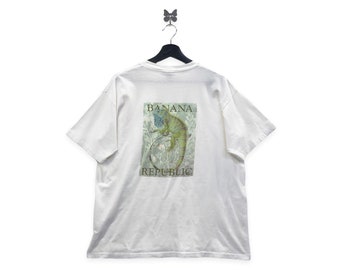 Vintage 90s Banana Republic Pocket Tees T Shirt - Etsy