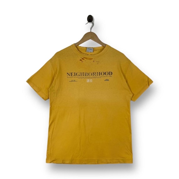 Neighborhood, Vintage Neighborhood NBHD Distressed "LA" Graphic Tee Shirt
