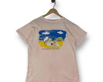 T-shirt vintage Snoopy Peanuts Picnic de 1985