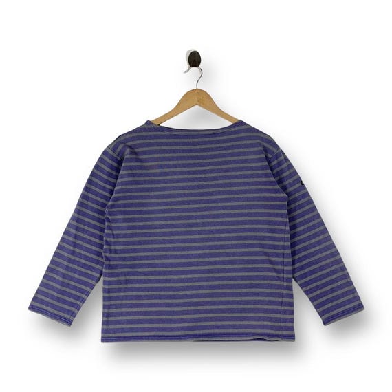 Saint James, Vintage Saint James Striped Boatneck Long Sleeve Shirt