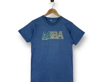 Camiseta vintage com logo brilhante do ABBA dos anos 70