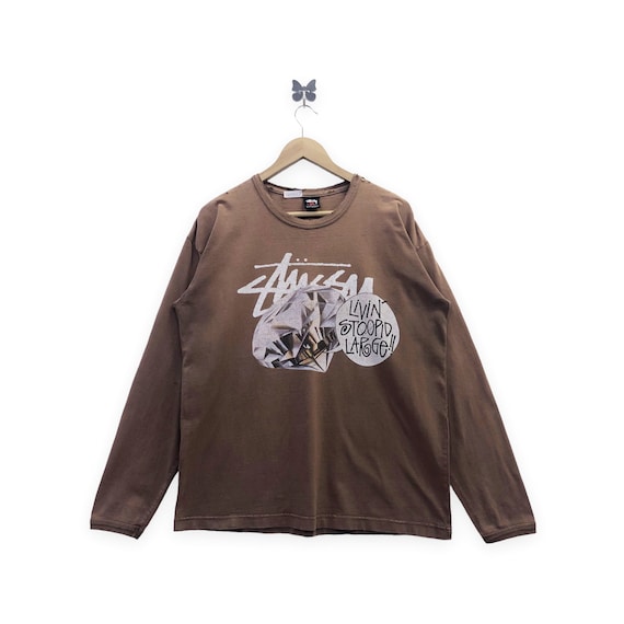 Distressed Stussy Livin Stoopid Large Long Sleeve T-shirt - Etsy Distressed Stussy Livin Stoopid Large Long Sleeve T-shirt - Etsy