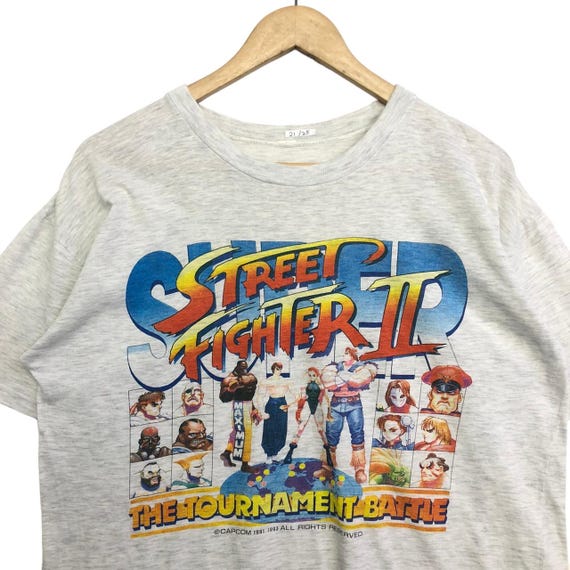 Rare!! Vintage 90s STREET FIGHTER 2 Capcom game tee - Gem
