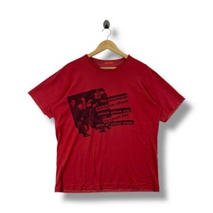 Vintage BARBARA KRUGER you construct intricate ritual printed tee
