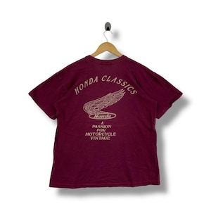 Vintage 90s HONDA CLASSICS a passion for motorcycle vintage tee