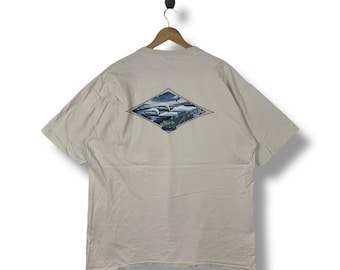 Maglietta vintage QUIKSILVER Surfing Back Hit