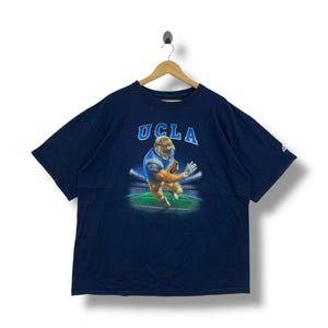 Vintage ADIDAS X UCLA big logo printed tee