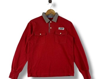 Vintage 90s KHUSHITANI long sleeve polo tees