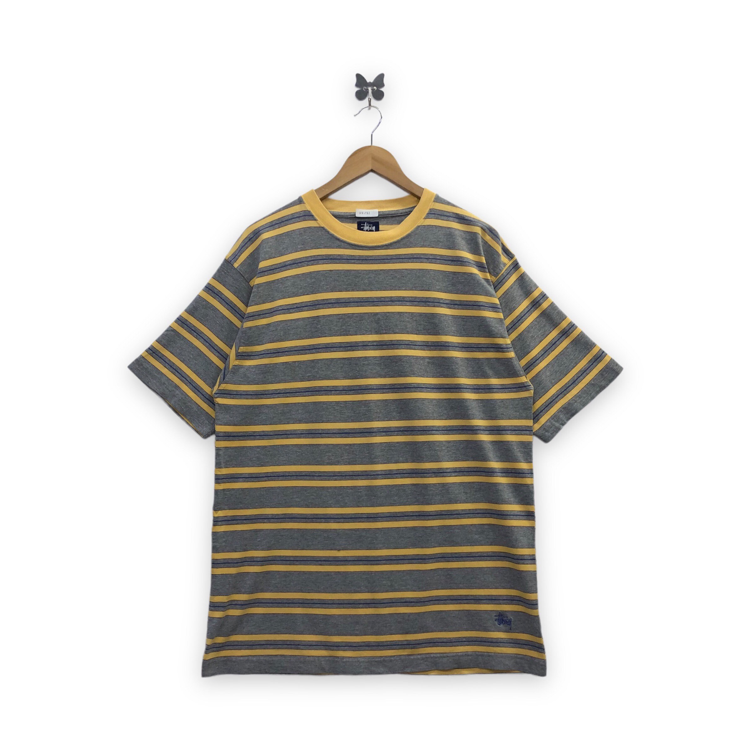 Striped Stussy Shirt - Etsy
