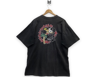 【90s】USA製オールドサーフ　ハワイハイテックTシャツXL◆古着ヴィンテージ 90s】USA製オールドサーフ ハワイハイテックTシャツXL◇古着