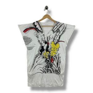 TSUMORI CHISATO art cartoon overdruk T-shirt voor dames