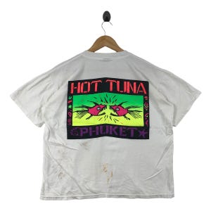 Vintage bootleg HOT TUNA big back hit Surfing tee