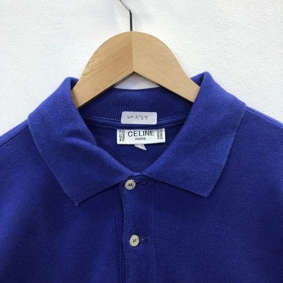 Rare!! CELINE Paris Polo Shirt - image 3