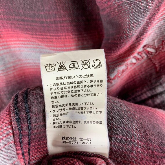 VANQUISH snapbutton checkered button up shirt - image 10