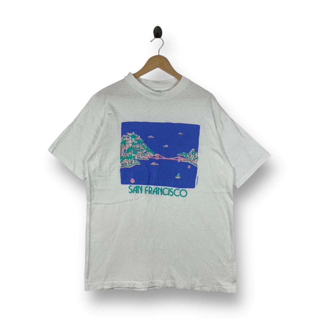 T shirt graphique vintage hanes années 90 - France