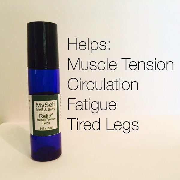 Relief Aromatherapy Roll On, restless legs, muscle tension, stress