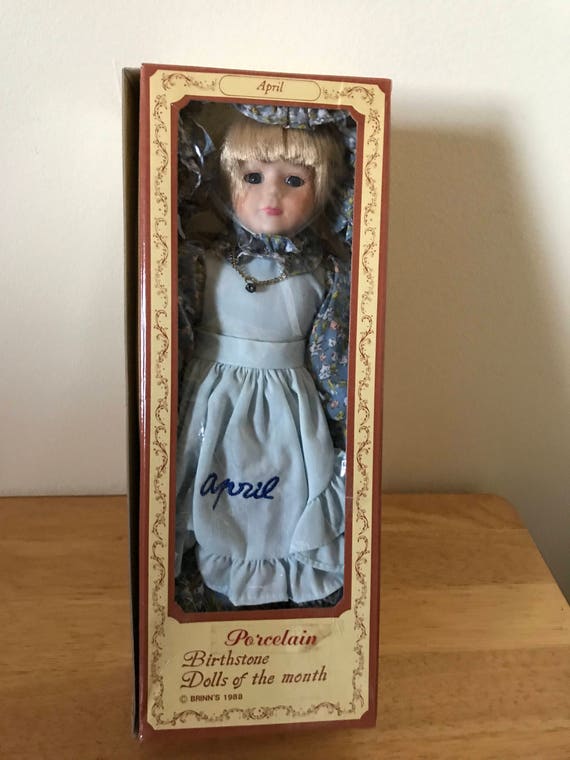 birthstone collection porcelain doll