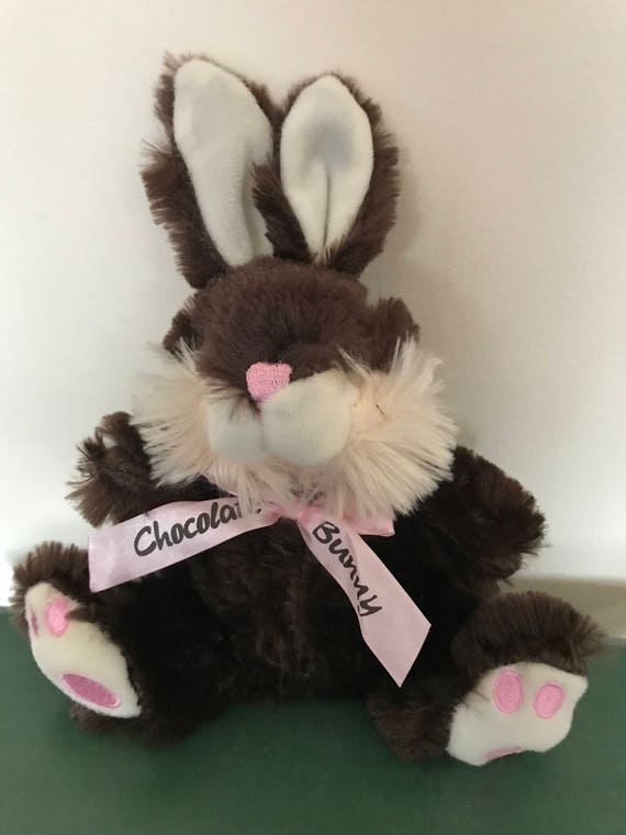 chocolate scented stuffed bunny