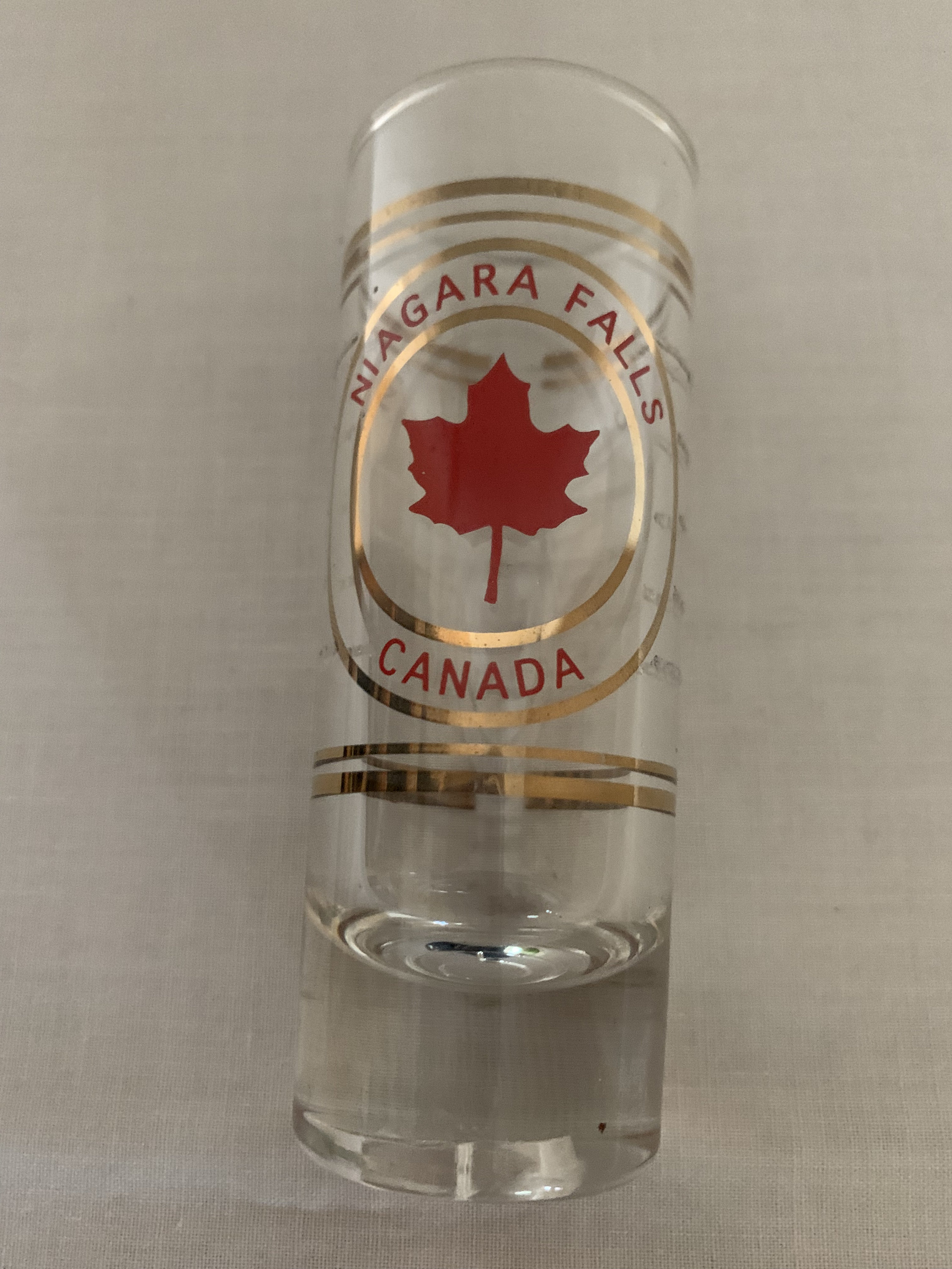 NIAGARA FALLS CANADA Souvenir Shot Glass Decorated With A Etsy UK