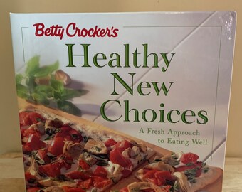 Betty Crocker's Healthy New Choices* Spiral HC Cook Book. 10.2" X 9.9" X 2.2" Apx.