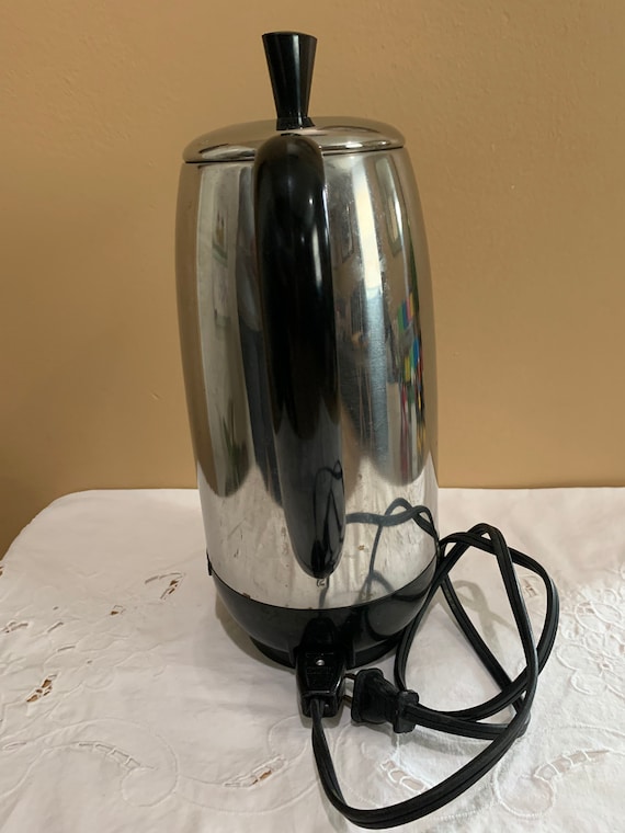 Vintage Farberware Electric Coffee Percolator 12 Cup Model 