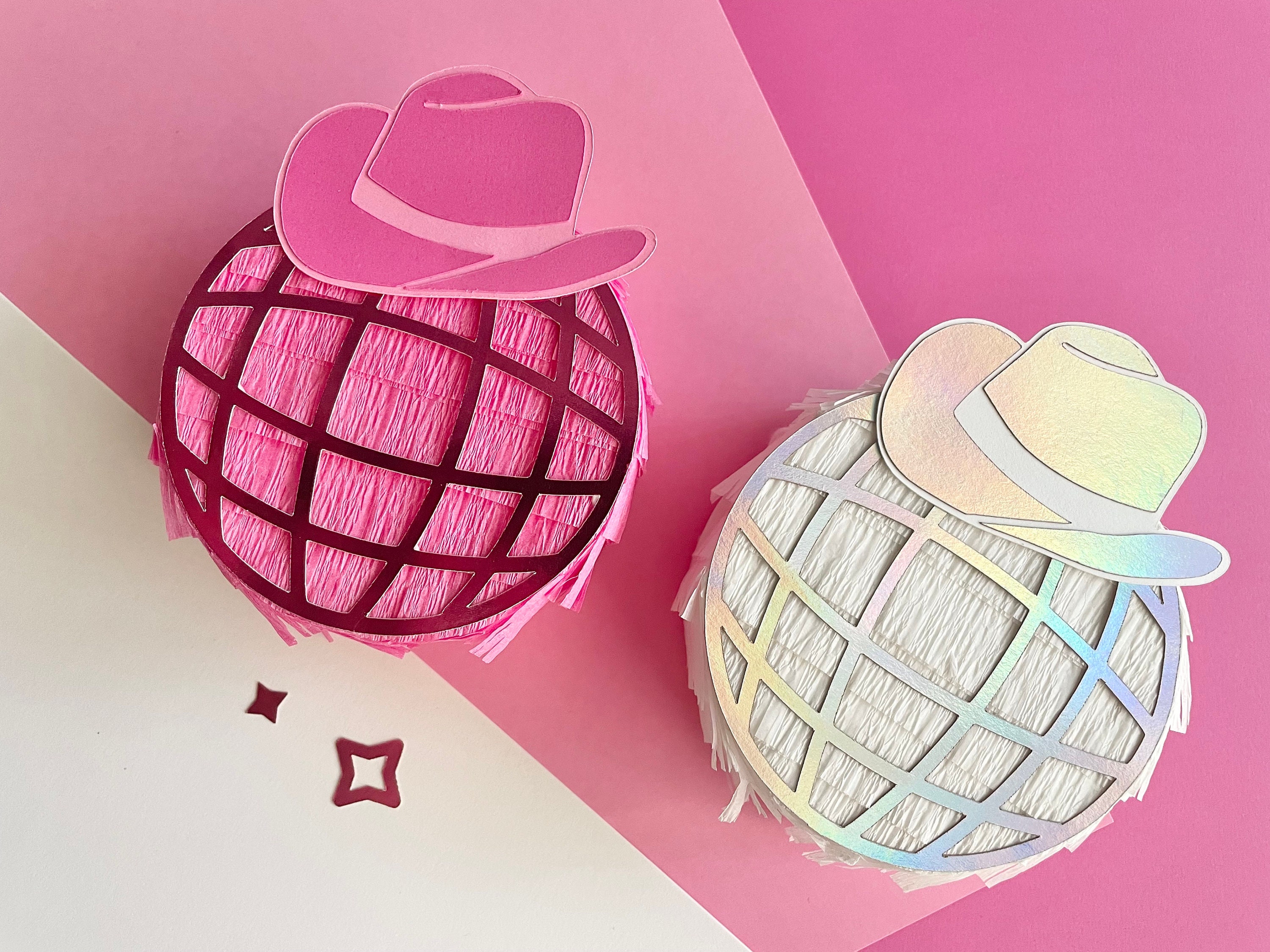 Disco Rodeo Mini Pinata Set of 4 Party Favors