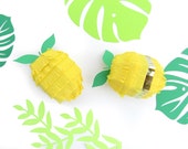 Lemon Mini Pinata, Set of 4 Party Favors