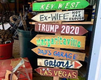 TRUMP 2024 Yard Sign, Wood Signs, Gift for him, Tiki Signs , Jimmy Buffet Margaritaville Tiki Bar Signs. Outdoor Pool Signs . Unique Gift