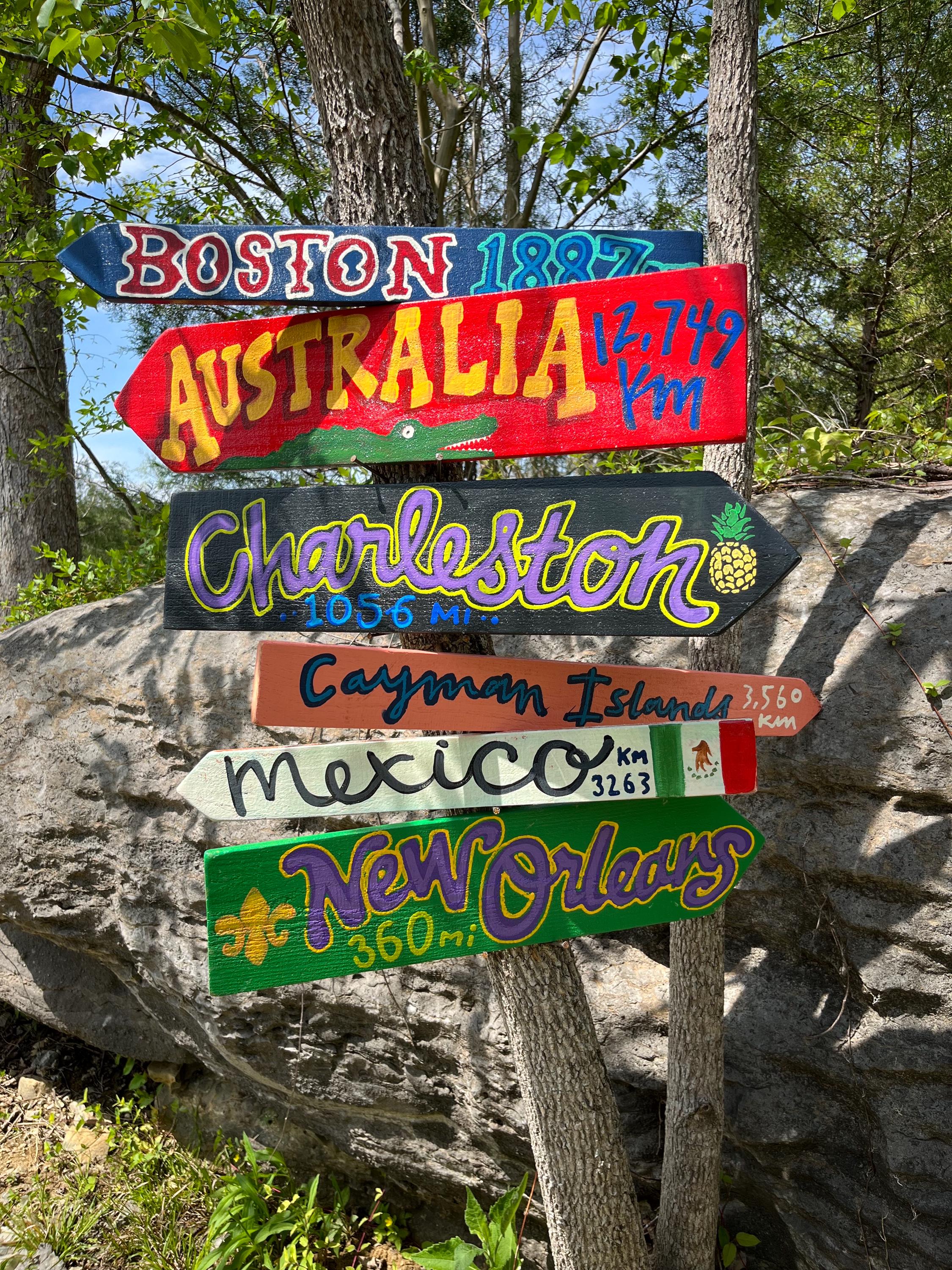 Set of 6 Destination Signs , Location Sign , This Way Arrow , Lakeside ...