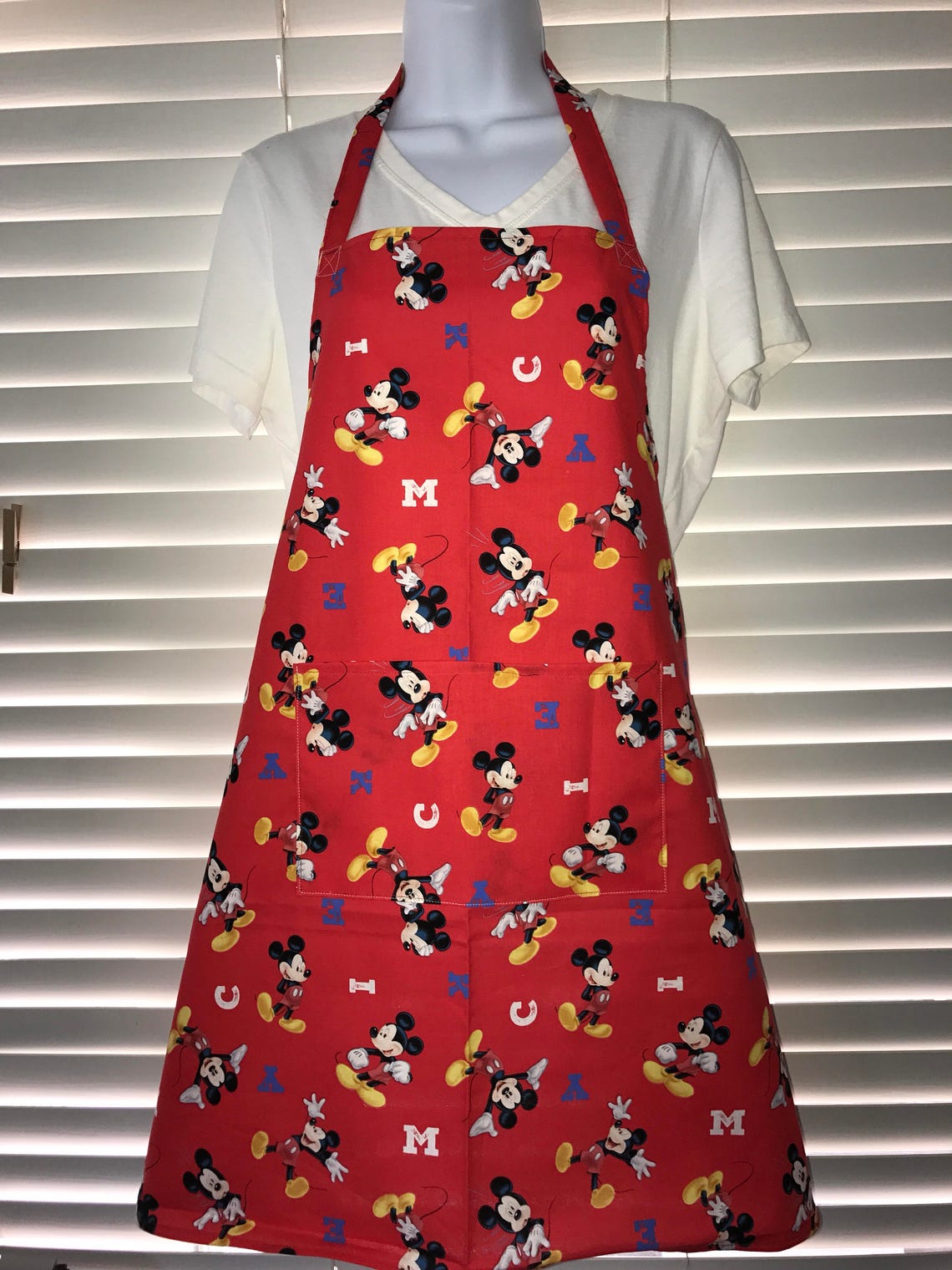 mickey mouse apron set