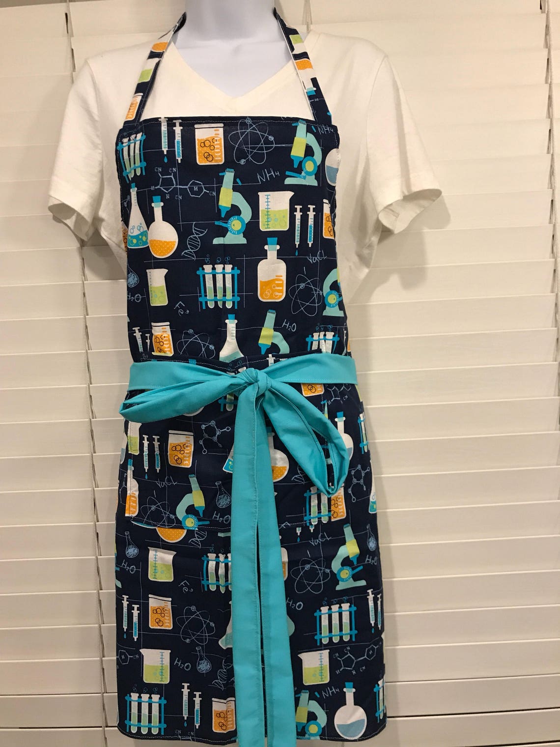 Scientist Apron / science experiment apron / beakers / Etsy