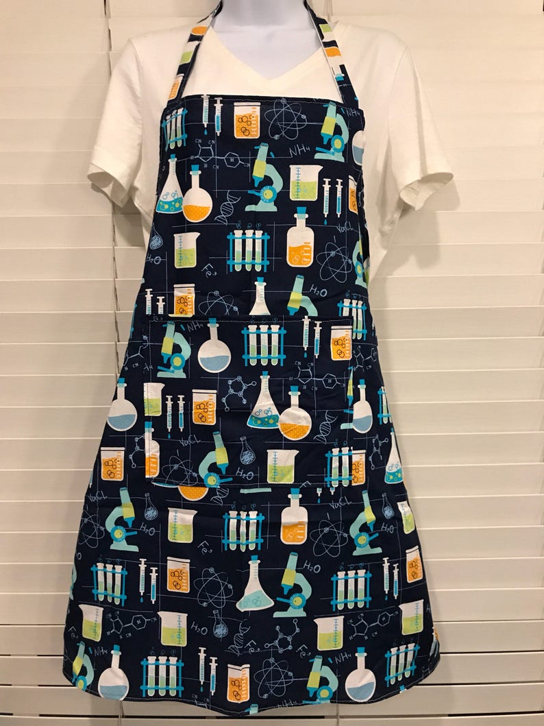 Scientist Apron / science experiment apron / beakers / Etsy