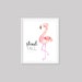 Pink Flamingo Print Flamingo Stand Tall Printable Wall Art - Etsy