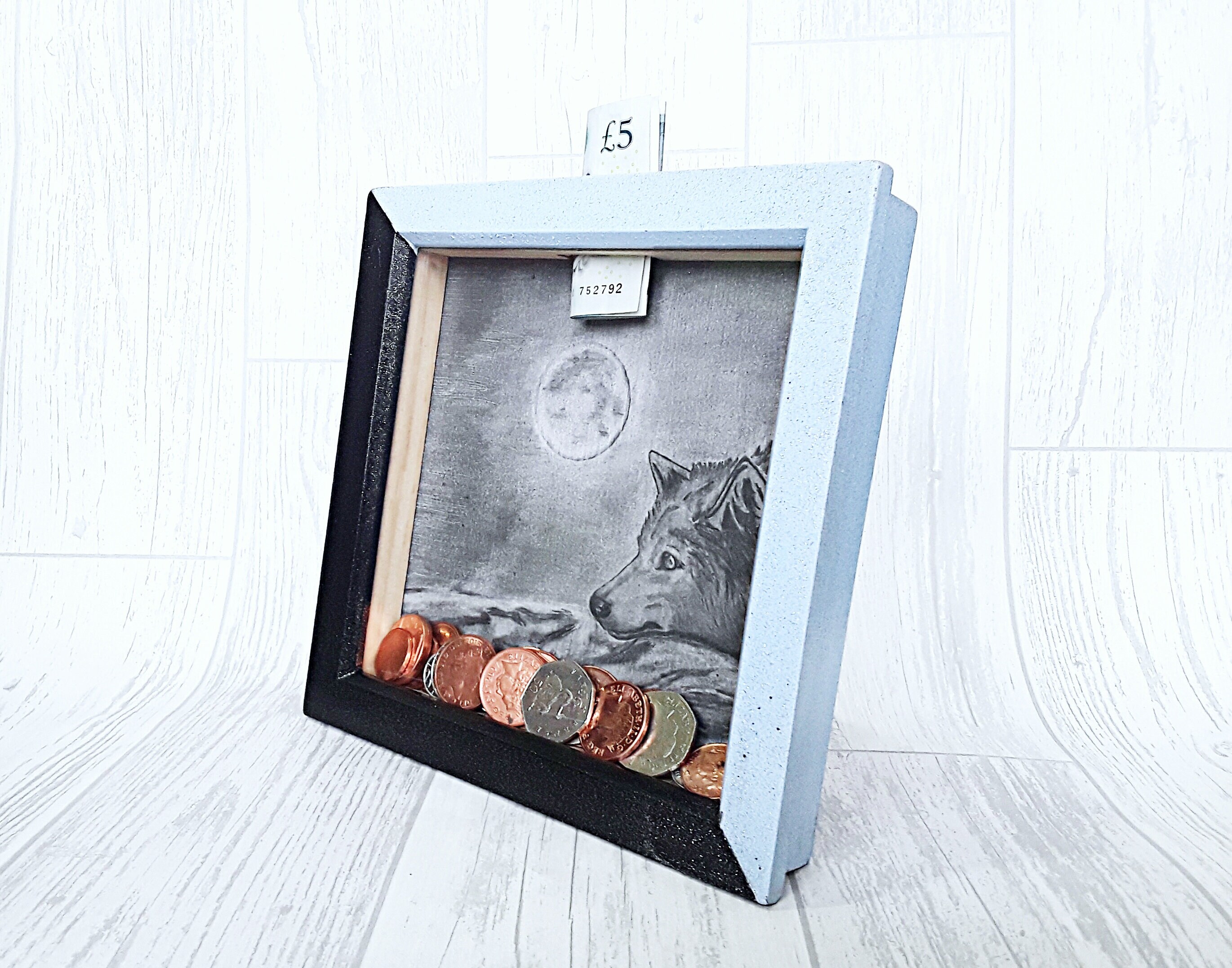 Money Box Frame Saving Fund Holiday Wedding Savings Gallery Photo