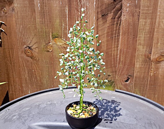 Jasper Gemstone Tree Gem Tree Crystal Tree Feng Shui Tree Wealth Tree Bonsai Tree Wire Tree Wire Tree Sculpture Home Decor - 