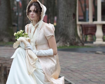 Regensy Lady dress Pride and Prejudice Jane Austen ball gown