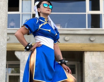 Chun Fighter cosplay costume