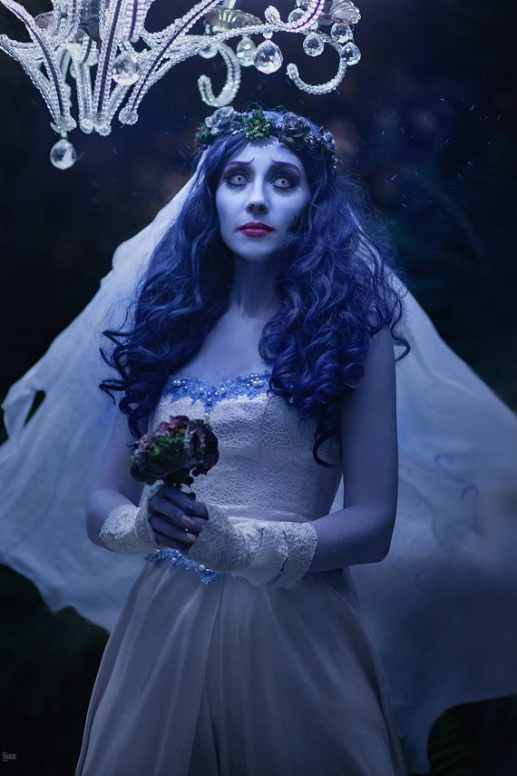 Based on Tim Burton movie - Corpse Bride Dress Cosplay Costume