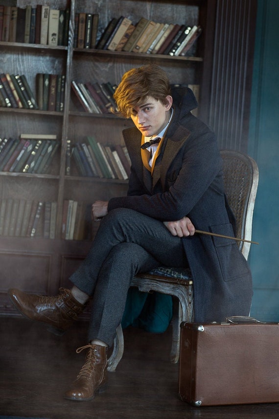 Newt Scamander cosplay costume Fantastic Beasts The Crimes of Etsy