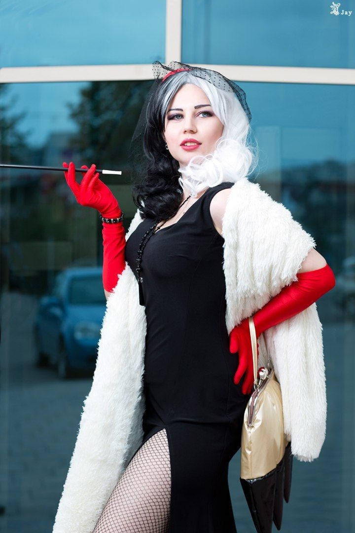 Cruella De Vil Disney Cosplay Costume Etsy