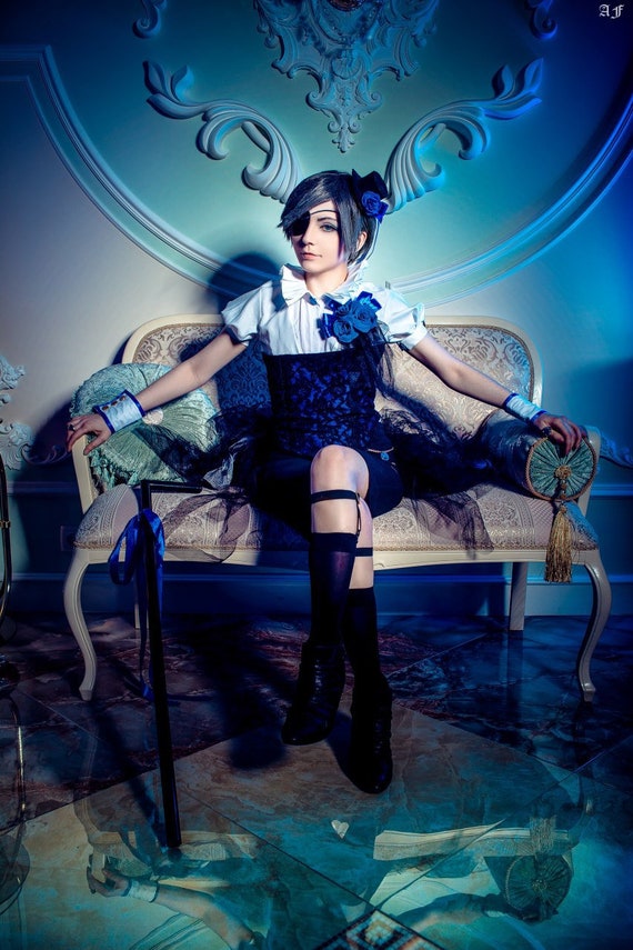 Black Butler Kuroshitsuji Cosplay Ciel Phantomhive Costume Set