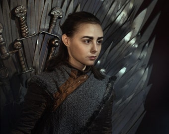 Support Ukraine Digital Photo Arya stark GOT throne game serial cosplay costume