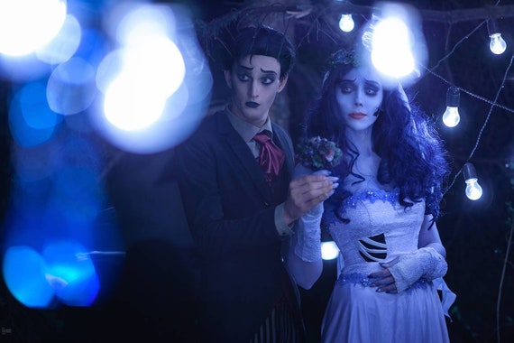 Corpse Bride Emily Cosplay Tim Burton Movie 