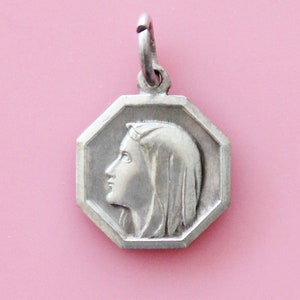 Vintage Nuestra Señora del Rosario de Fátima Souvenir Medal