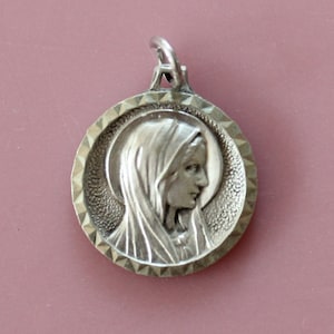 Vintage Lourdes Pilgrimage Souvenir Medal | Hand Engraved &quot;Jeanine&quot;