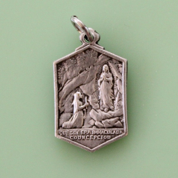 Vintage Our Lady of the Immaculate Conception Medal | Dutch & Catalan Texts