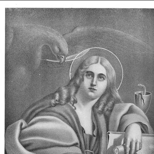 1906 Halftone Print - Saint John the Evangelist