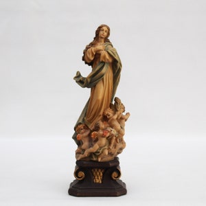 「売約済」聖母マリア像 Wood Carving by ANRI Italy 売約済」聖母マリア像 Wood Carving by ANRI Italy 売約済」聖母